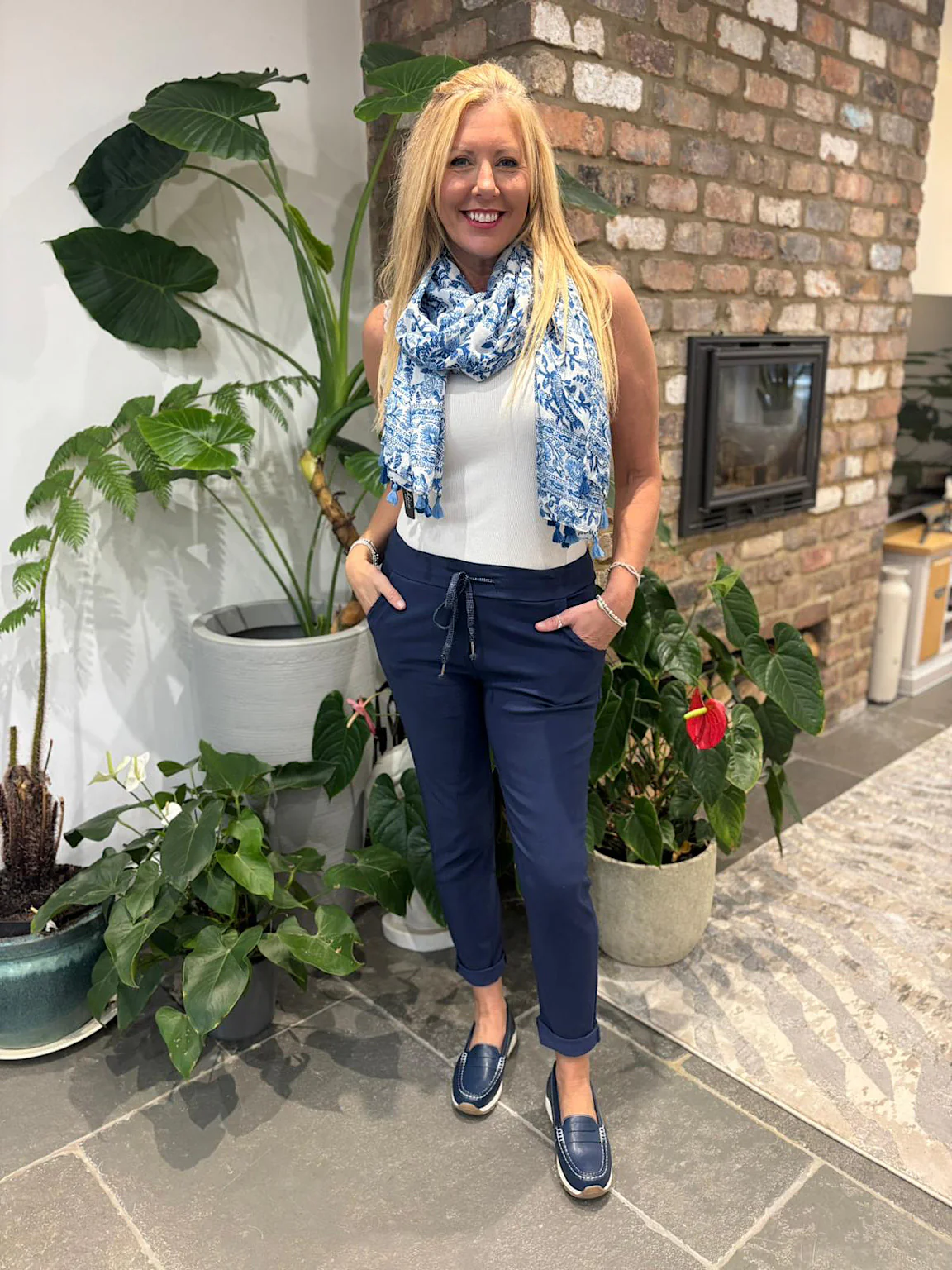 Navy Magic Trousers - Image 4