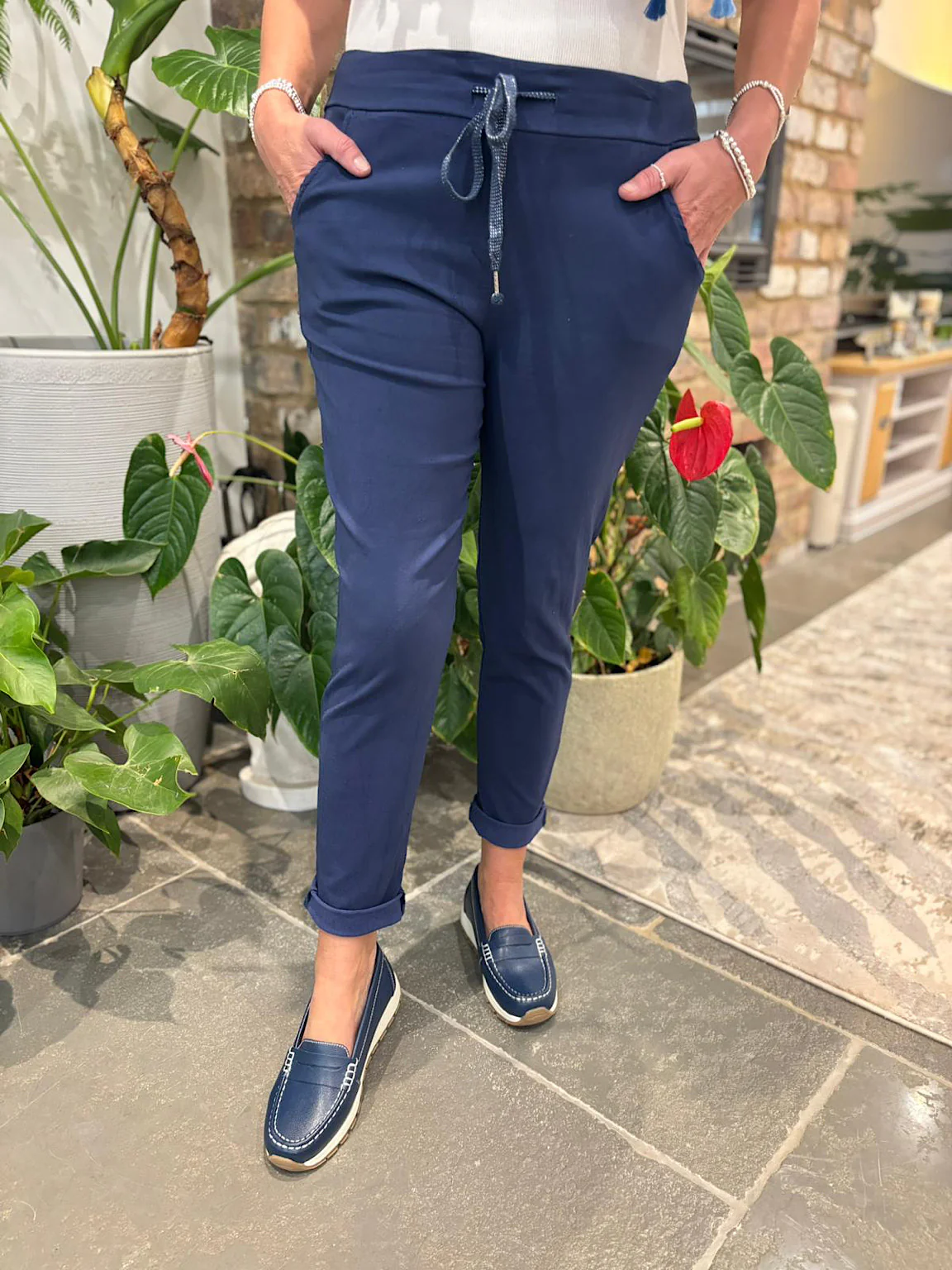 Navy Magic Trousers - Image 5
