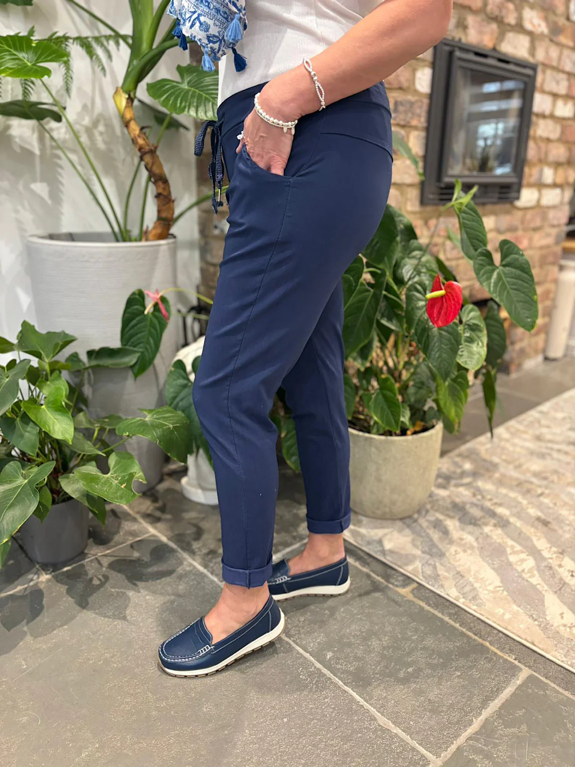 Navy Magic Trousers - Image 7